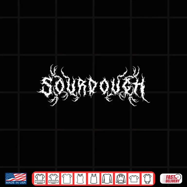 Design Sourdough Heavy Music Logo For Sourdough Baker Shirt