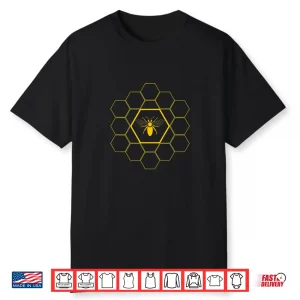 Bee Honeycomb Beekeeper Beekeeping Gift Shirt
