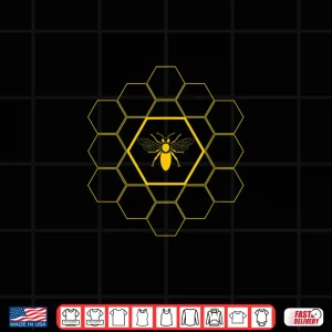 Design Bee Honeycomb Beekeeper Beekeeping Gift Shirt