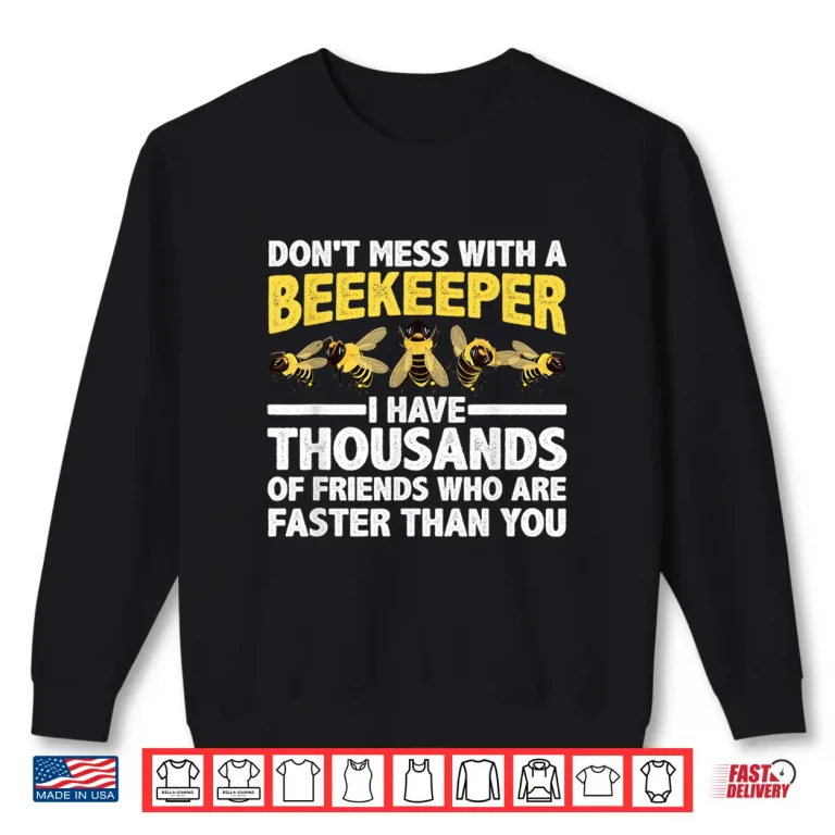 Sweatshirt Beekeeper Art Beehive Beekeeping Lover Shirt