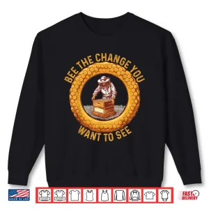 Sweatshirt Beekeeping Bee Lover Honeycomb Apiarist Beekeeper Shirt