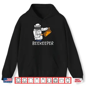 Hoodie Beekeeping Honeycomb Honey Bees Beekeeper Shirt