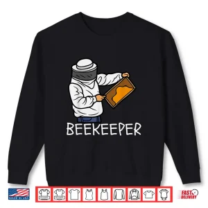 Sweatshirt Beekeeping Honeycomb Honey Bees Beekeeper Shirt