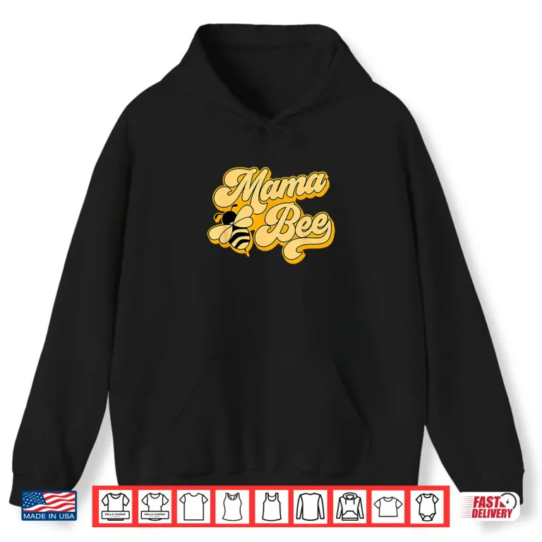 Hoodie Mama Bee 1St Birthday Outfit Beekeeper Shirt