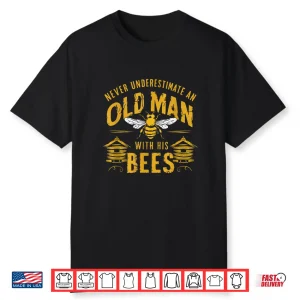 Vintage Never Underestimate A Professional Beekeeper Shirt