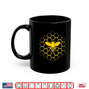 Mug Bee Art Beekeeper Honey Beekeeping Honeycomb Shirt