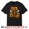 Bee With Sunflowers Nature Lover Shirt