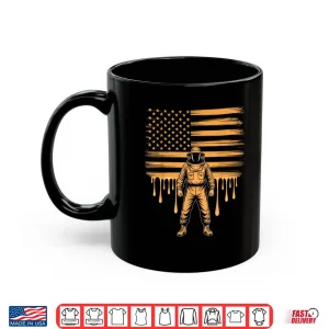 Mug Beekeeping American Flag Patriotic Beekeeper Honeybee Shirt