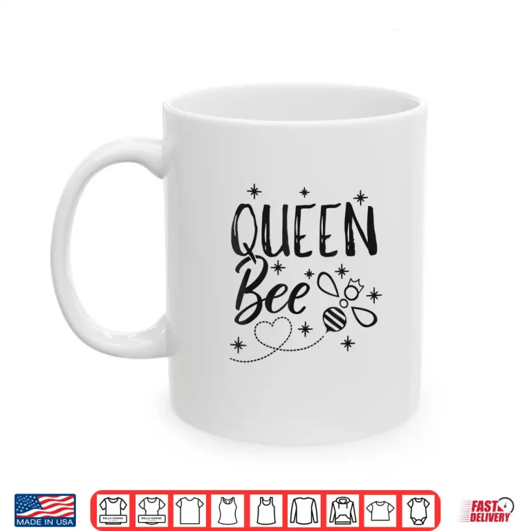 Mug Beekeeping Gift Queen Bee Crown Bee Queen Shirt