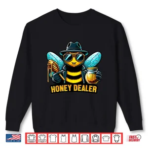 Sweatshirt Honey Dealer Beekeeper Honeycomb Beekeeping Queen Bees Shirt