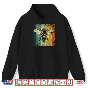 Hoodie Vintage Bee Designs Honey Beekeeping Bee Shirt