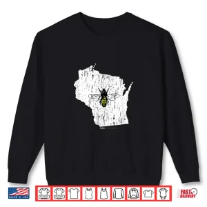 Vintage Wisconsin State Beekeeper Shirt 1 Sweatshirt Vintage Wisconsin State Beekeeper Shirt