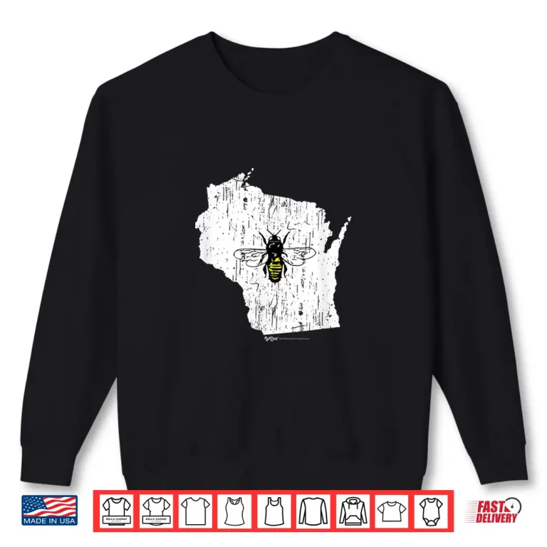 Sweatshirt Vintage Wisconsin State Beekeeper Shirt