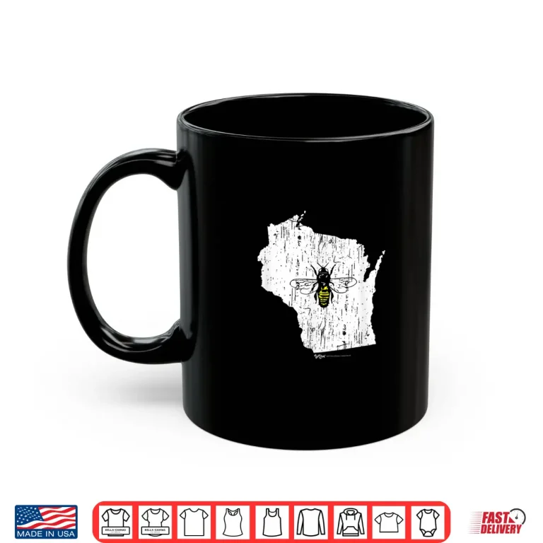 Mug Vintage Wisconsin State Beekeeper Shirt