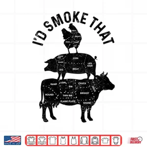 Design Butcher BBQ Pork Beef Chef Shirt