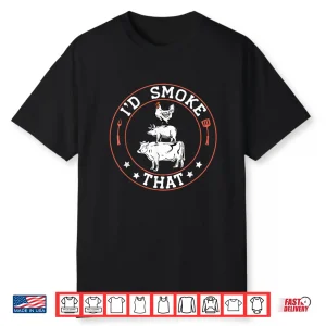 Chef Butcher Bbq Smoker Barbecue Pitmaster Shirt
