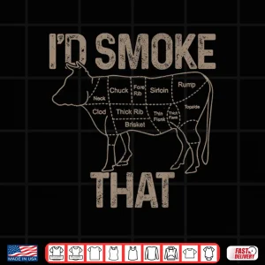 Design Butcher Cook BBQ Cow Beef Chef Shirt