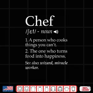 Design Definition Line Cook Cooking Gift Shirt