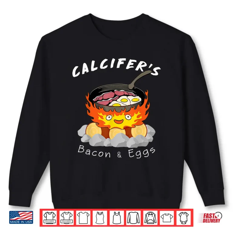 Sweatshirt Food Lover CalciferS Bacon And Egg Cook Shirt