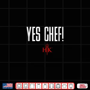 Design Official HellS Kitchen Yes Chef Culinary Shirt