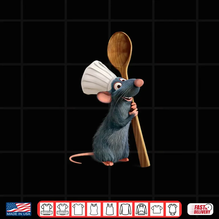 Design Ratatouille Chef Remy With Spoon Chef Shirt