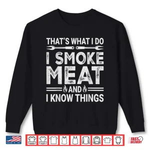 Sweatshirt BBQ Grilling Smoking Meat Barbecue Pun Pit Master Shirt