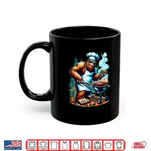 Mug BBQ Master Bigfoot Chef Grill Cooking Barbecue Shirt