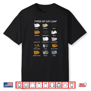 Cat Loaf Kitten Lover Bread Baker Pastry Chef Shirt