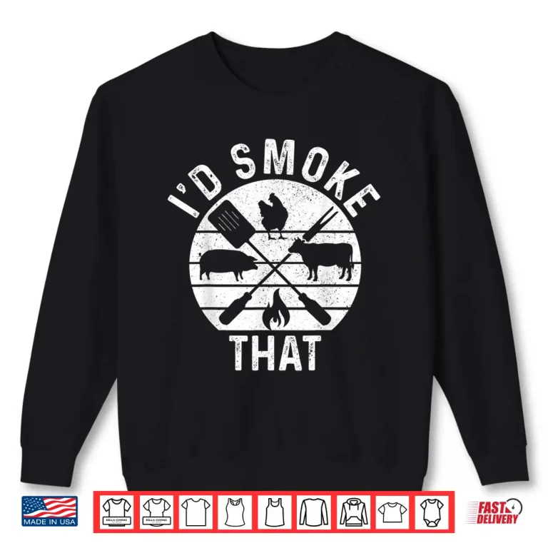 Sweatshirt Chef Butcher BBQ Pork Beef Pitmaster Shirt