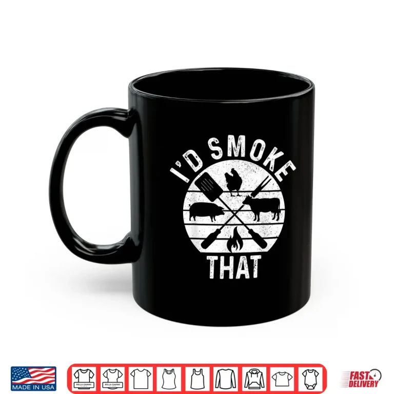 Mug Chef Butcher BBQ Pork Beef Pitmaster Shirt