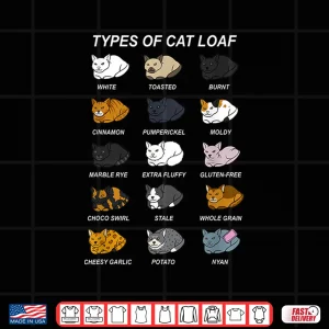 Cat Loaf Kitten Lover Bread Baker Pastry Chef Shirt 3 Design Cat Loaf Kitten Lover Bread Baker Pastry Chef Shirt