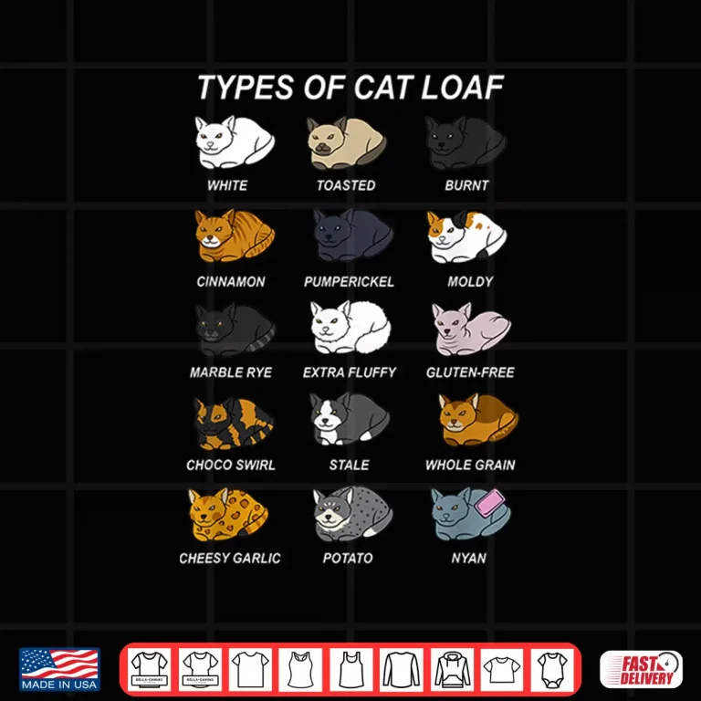 Design Cat Loaf Kitten Lover Bread Baker Pastry Chef Shirt