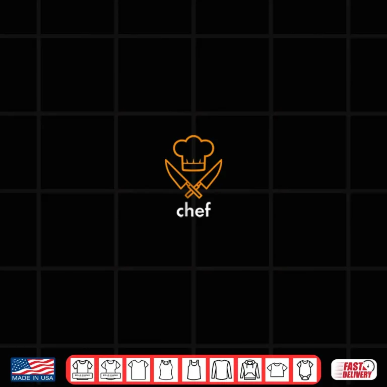 Design Chest Pocket Knife Kitchen Cooking Food Chef Shirt