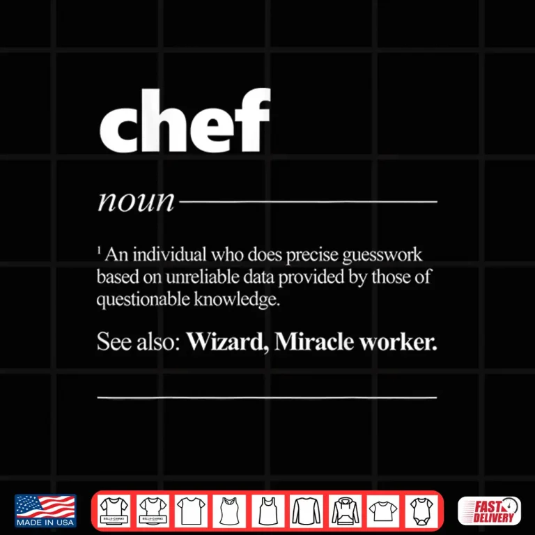 Design Definition Cooking Master Gift Chef Shirt