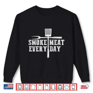Sweatshirt Grilling Pitmaster BBQ Meat Smoker Barbecue Chef Shirt