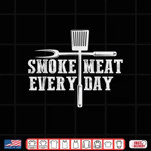 Design Grilling Pitmaster BBQ Meat Smoker Barbecue Chef Shirt