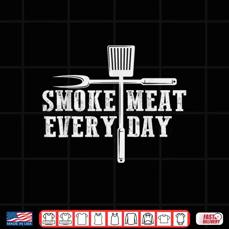 Design Grilling Pitmaster BBQ Meat Smoker Barbecue Chef Shirt