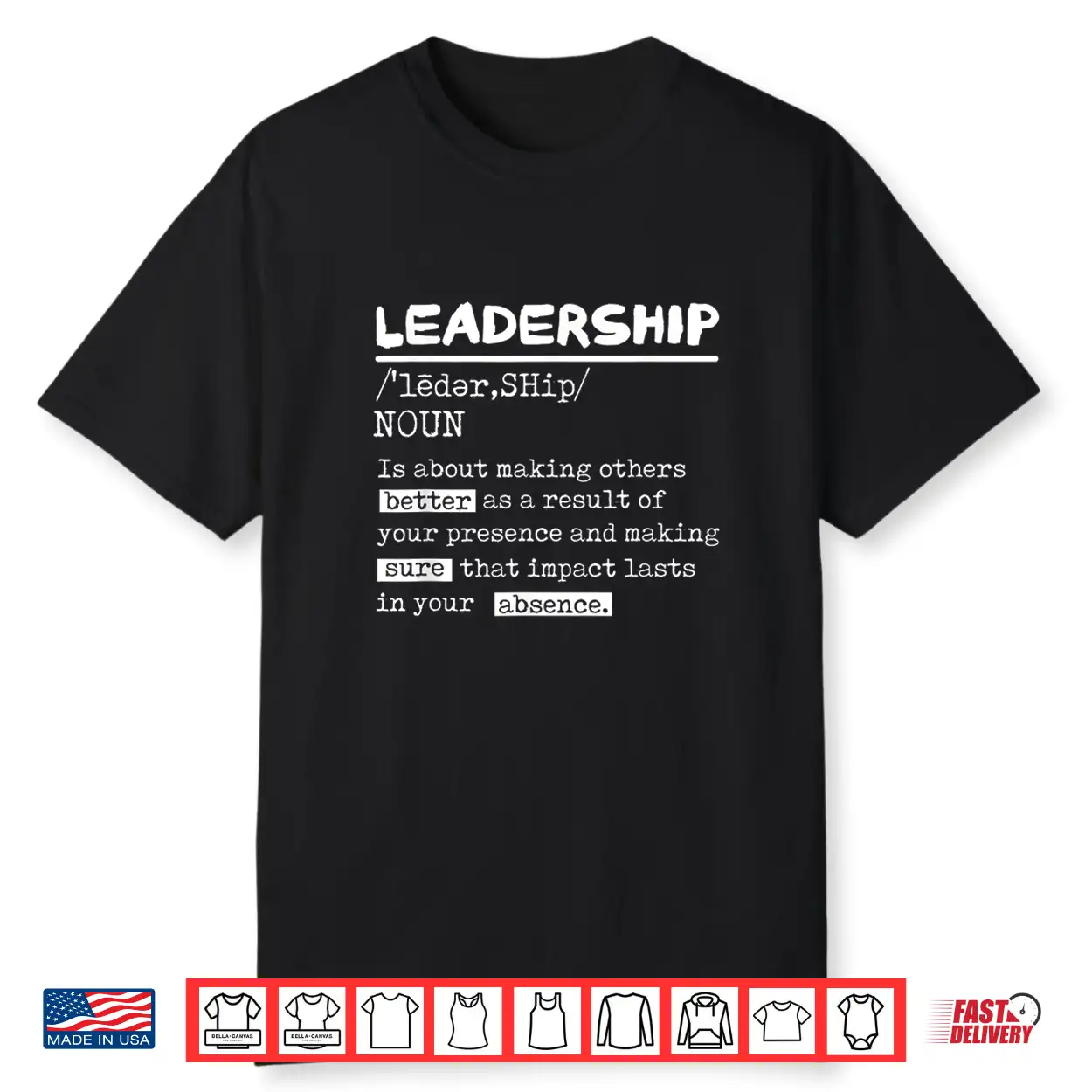Leadership Definition Office Teamwork Influencer Boss Shirt Leadership Definition Office Teamwork Influencer Boss Shirt