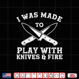 Knife Kitchen Apparel Chef Shirt 4 Design Knife Kitchen Apparel Chef Shirt