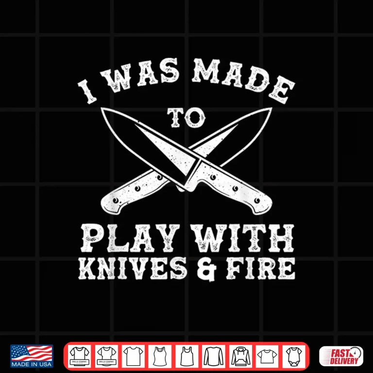 Design Knife Kitchen Apparel Chef Shirt