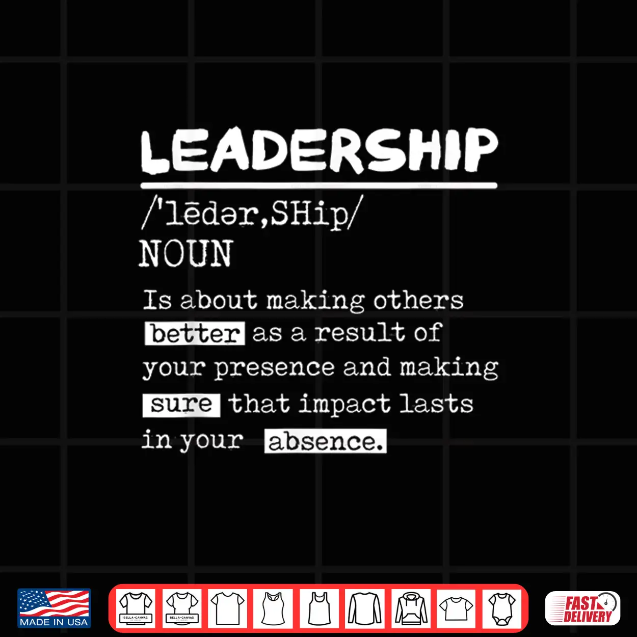 Leadership Definition Office Teamwork Influencer Boss Shirt Leadership Definition Office Teamwork Influencer Boss Shirt