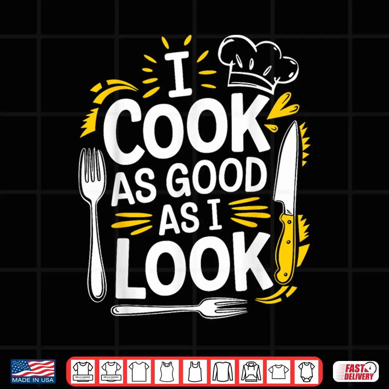 Professional Kitchen Appearance Cook Culinary Chef Shirt Professional Kitchen Appearance Cook Culinary Chef Shirt