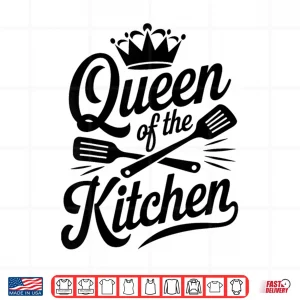 Professional Queen Of The Kitchen Chef Shirt 3 Design Professional Queen Of The Kitchen Chef Shirt