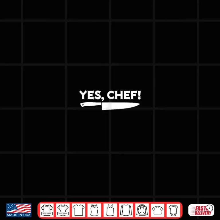 Design Professional Sous Chef Simple Text Meme Yes Chef Shirt