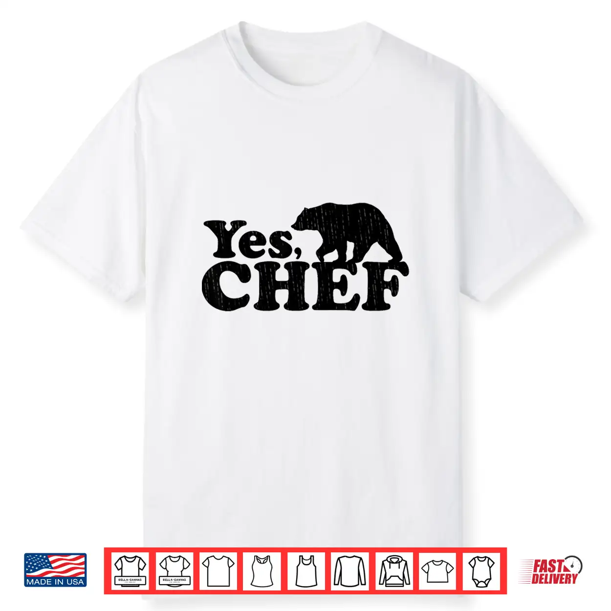 Vintage Yes Chef Kitchen The Bear Shirt Vintage Yes Chef Kitchen The Bear Shirt