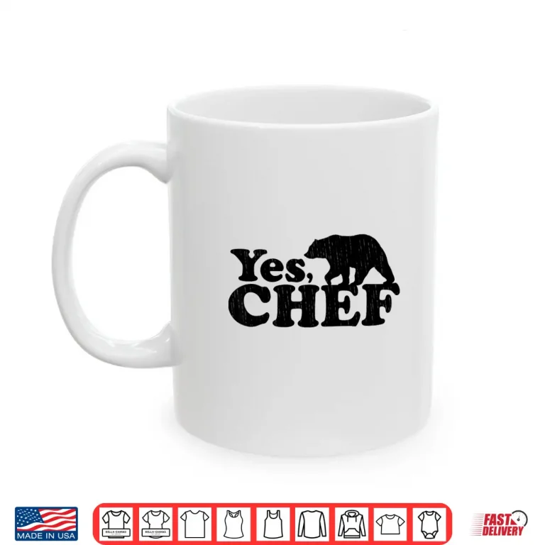 Mug Vintage Yes Chef Kitchen The Bear Shirt