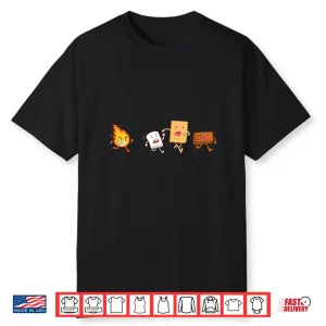 Camping Chef Gift S’Mores Camp Fire Shirt