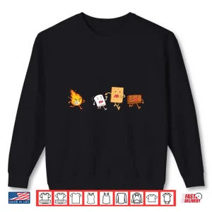 Sweatshirt Camping Chef Gift SMores Camp Fire Shirt