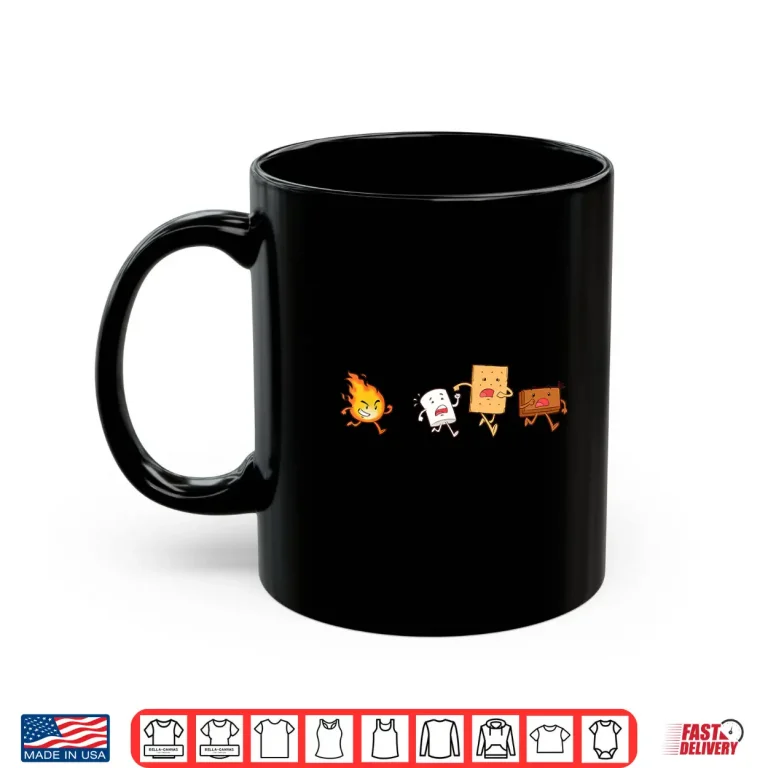 Mug Camping Chef Gift SMores Camp Fire Shirt