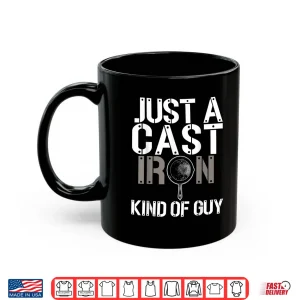 Mug Cast Iron Pan Lover Frying Skillet Cooking Chef Shirt